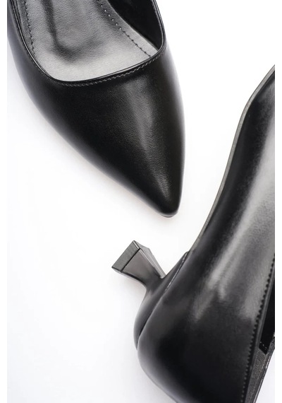 Freedom Storee Siyah Kadın Günlük Kısa Topuklu Stiletto Ayakkabı Tr20ms03a Siyah Cilt Freedom Storee Siyah Kadın Günlük Kısa Topuklu Stiletto Ayakkabı Tr20ms03a Siyah Cilt