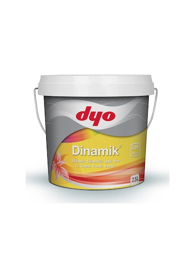 Dyo 0732 Küf Yeşili 7,5lt Dinamik İpekmat Silikonlu Silinebilir İç Cephe Duvar Boyası 7,5 L