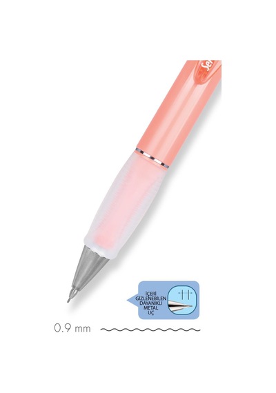 Serve Deep Earth Tones Mekanik Kurşun Kalem 0.9 Mm Mercan - Coral Turuncu