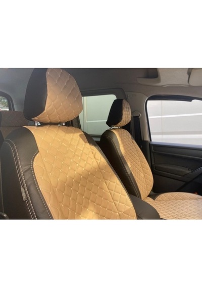 Volkswagen Caddy Araca Özel Deri Oto Koltuk Kılıfı (500736405)