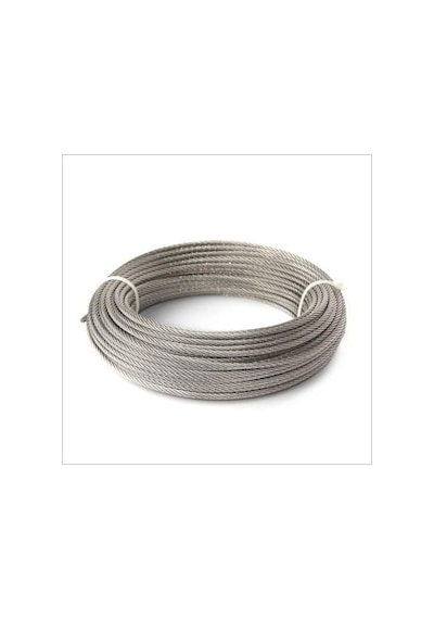 Krom Çelik Halat 7X19 6 Mm 10 Metre