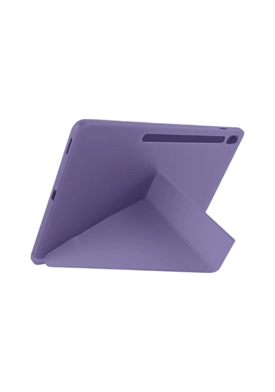 Apple Uyumlu  iPad Pro 11 2024 Kılıf Kalemlikli Hugo Tablet Kılıfı - Mor Diğer