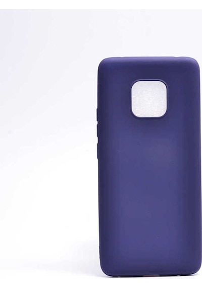 Huawei Mate 20 Pro Kılıf Zore Premier Silikon Kapak Lacivert