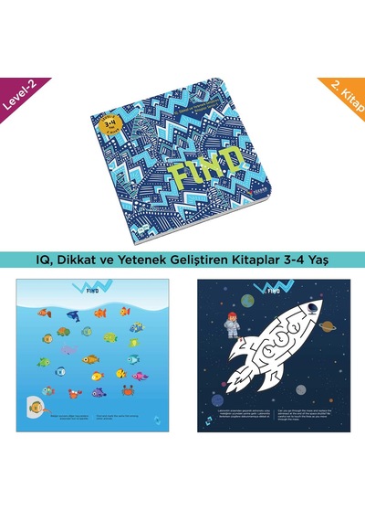 Fınd 3-4 Yaş / Iq. Dikkati Güçlendirme Seti-Anasınıfı