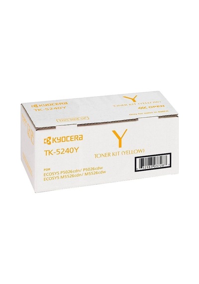Kyocera TK-5240Y Yellow Sarı Fotokopi Toneri Ecosys M5526