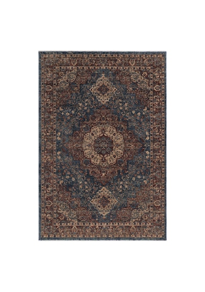 Cool Halı Saray Mavi Vintage Halı Göbekli Klasik Yumuşak Doku Otantik Oda Oturma Odası Salon Halısı