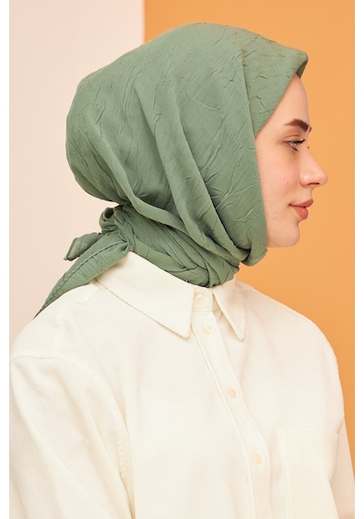 Bambu Kraş Eşarp Tesettür Giyim, Hafif, Rahat, Şık, Yüksek Kalite, Hijab, Scarf, Shawl Yeşil
