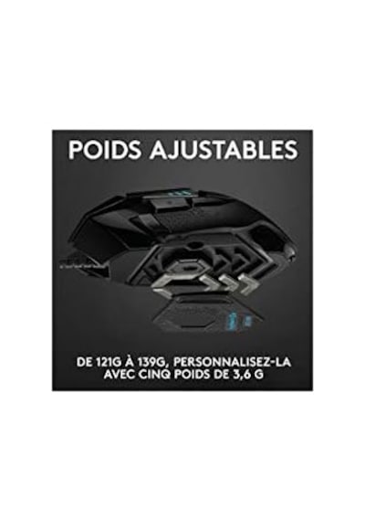 G G502 Hero Kablolu Oyuncu Mouse, Lıghtsync Teknolojisi, 25.600 Dpı, 11 Programlanabilir Tuş, 121 Gr Ağırlık, Siyah
