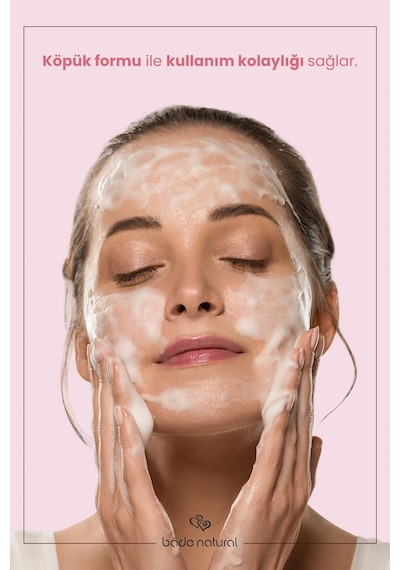 Bade Natural Gül Suyu Yüz Temizleme Köpüğü 125 ML