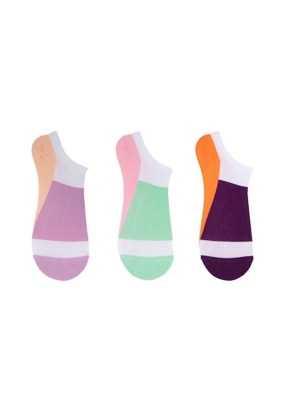 The Socks Company Kadın 3'lü Çorap 23sdcr166p-4292 Renkli