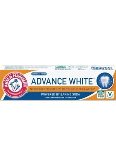 Arm & Hammer Advance White Diş Macunu 75 Ml 3 Tona Kadar Beyazlatıcı Etkiyle