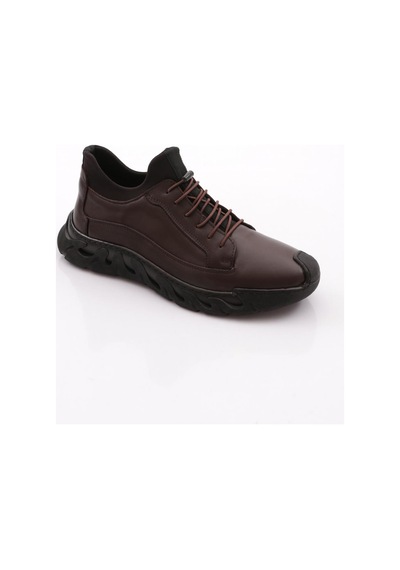 Dgn 2100 Erkek Comfort Ayakkabı Kahve Siyah Strech
