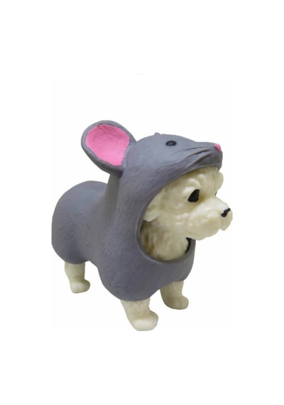 Dress Your Puppy Kostümlü Esneyen Figürler Köpek Fare Poodle Yumu