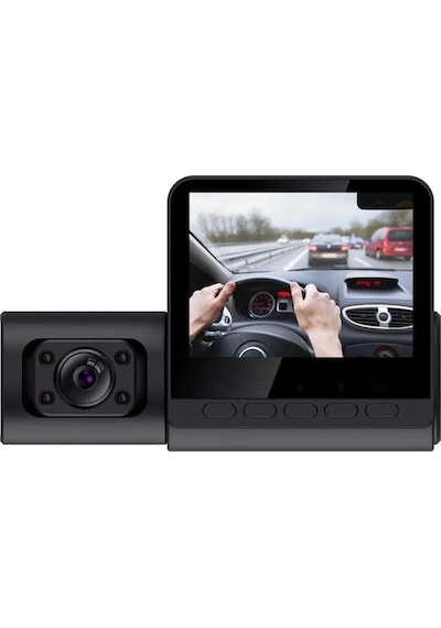 Leerfei 3 Kameralı Araç İçi Kamera Sd Kart Destekli Kamera C50 - Hafıza Kartı Dahil Değildir