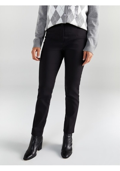 Faik Sönmez Kadın Slim Fit Klasik Pantolon B00052 Siyah