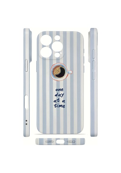 Apple iPhone Uyumlu 16 Pro Vorian İnce Kamera Korumalı Mika Kılıf One Day Coffee One Day Coffee Mika