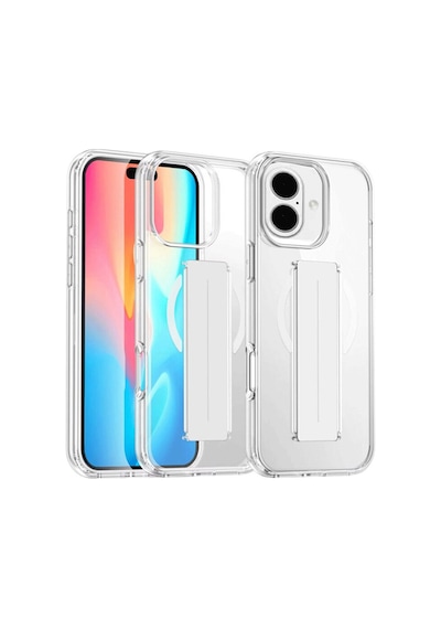 Apple iPhone Uyumlu 16 Kılıf Alfa Magsafe Standlı Kapak