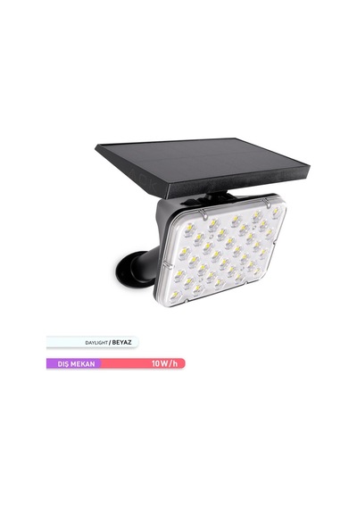 Ack Solar Pc Led Kazıklı Çim Armatürü Güneş Enerjili Bahçe Duvar