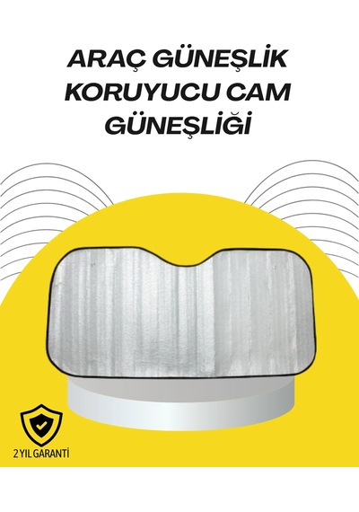 Mey İthalat Katlanabilir Reflektörlü Oto Güneşliği Yaz Sıcaklarına Karşı Yüksek Koruma Diğer