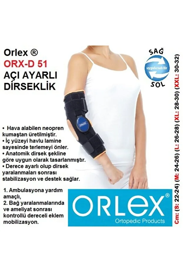 Orlex Açı Ayarlı Dirseklik D51