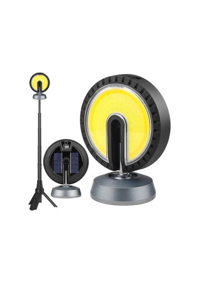 Powermaster Pm-24564 25 Watt Usb - Type-c Girişli Cob Ledli Tek Yönlü 180 Derece Solar Çalışma Lambası Diğer