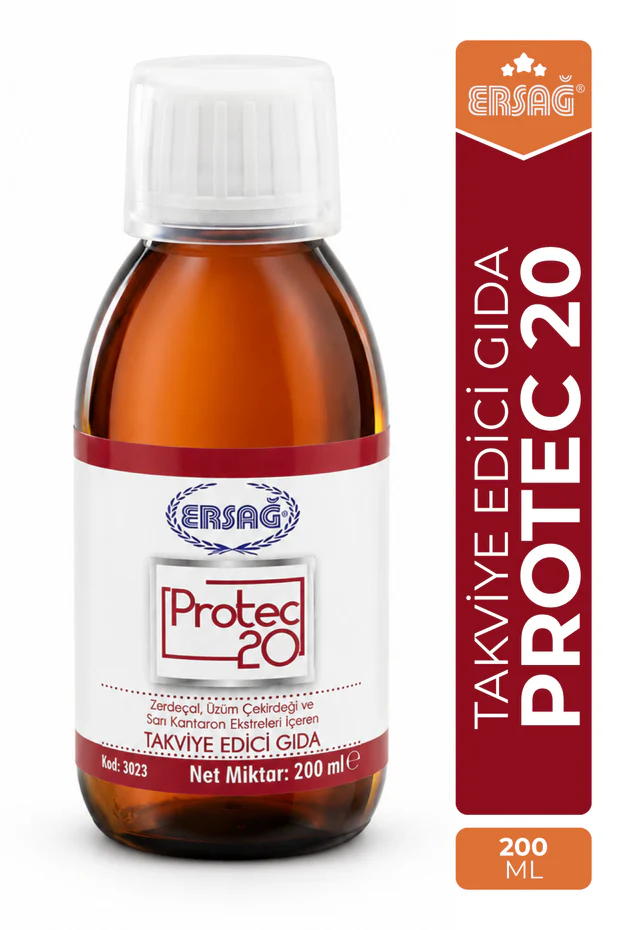 Ersağ Protec 20 200 Ml Sahil Çamı, Zerdeçal Ve Üzüm Çekirdeği