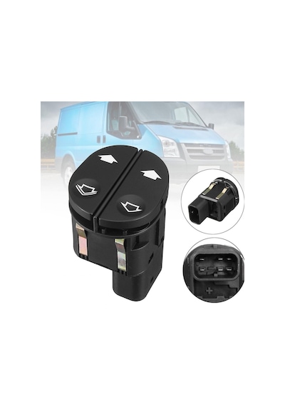 Ford Transit V347 Sol Çiftli Cam Açma Dügmesi Anahtari 2006--2014 278883064