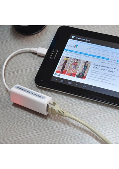 Mikro Usb 2.0 5p - Rj45 Networks Lan Ethernet Kablo Dönüştürücü Tablet Pc İçin