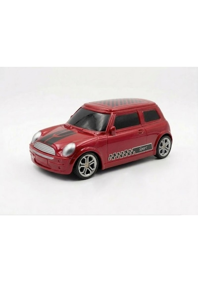Uzaktan Kumandalı Mini Cooper 1:18 Ölçekli Spor Oyuncak Yarış Arabası Kırmızı