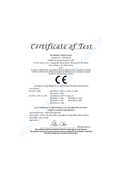 Reverse Osmosis 1812 Membran Housingi