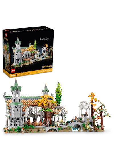 LEGO® Icons 10316 Yüzüklerin Efendisi: Rıvendell 6167 Parça