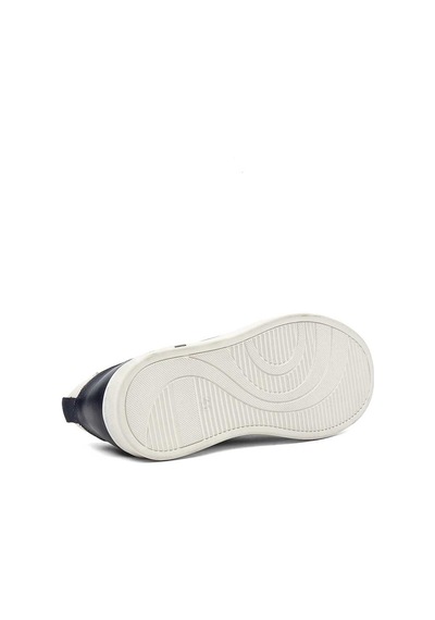 Erkek Lacivert Baskılı Kalın Tabanlı Sneaker