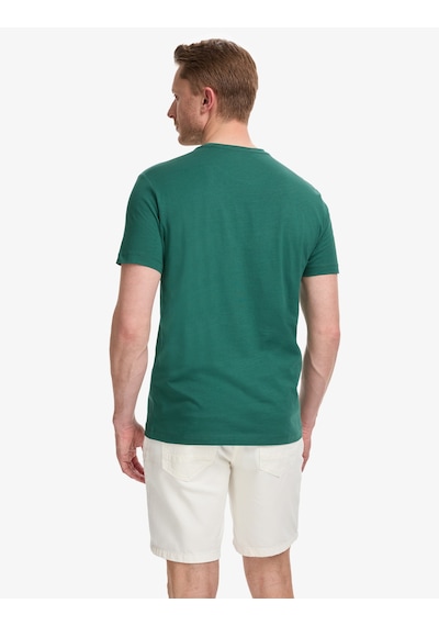 Pierre Cardin Erkek Koyu Yeşil Tişört Basic 50325307-vr079