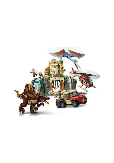 Lego Jurassic World Spinosaurus Ve Quetzalcoatlus Hava Görevi 984 Parça 76976