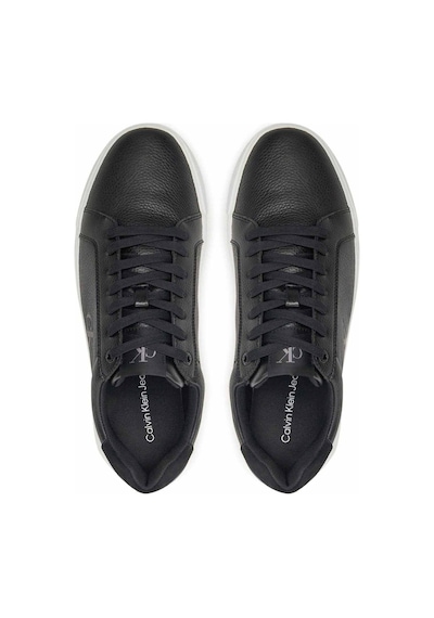 Calvin Klein Erkek Ck Chunky Cupsole Sneakers - Siyah Black/bright White