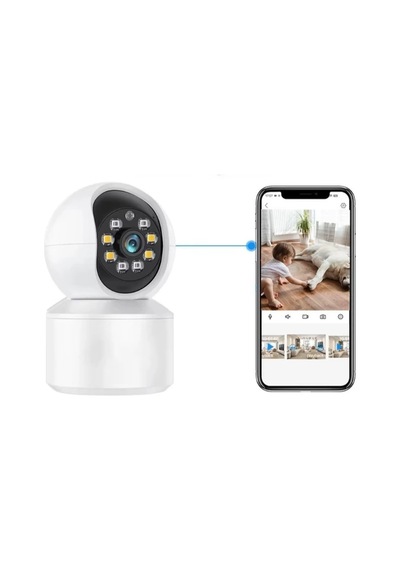 Uygulama Destekli Wi-fi Ev Güvenlik Kamerası Renkli