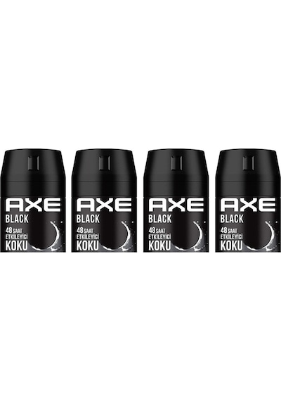 Erkek Deodorant Sprey Black 150 Ml 8690637981524 4 Adet