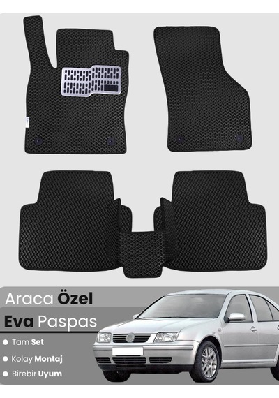 Volkswagen Bora 1998-2004 Uyumlu Eva Paspas Tam Set Oto Paspas,araca Özel,su Geçirmez 655