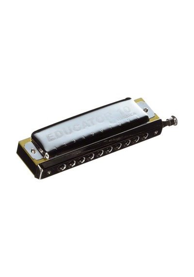Hohner Educator 10 Delik Chromatik Pompalı Mızıka-çantalı