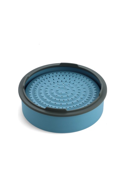 Greenpan Steamy Mavi 24 Cm Buharda Pişirici 24 Cm Tencerelerle Uyumlu Üst Üste Kullanılabilir