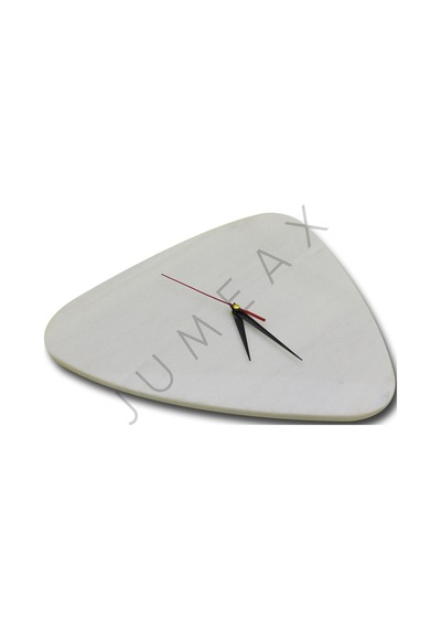 Jumeax Invernes Beyaz Mermer Duvar Saati Beyaz