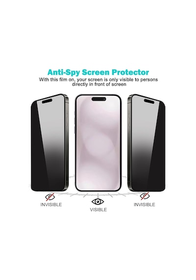 Hayalet - Realme C61 Privacy Görünmez Ekran Koruyucu Extra Koruma Kırılmaz Cam