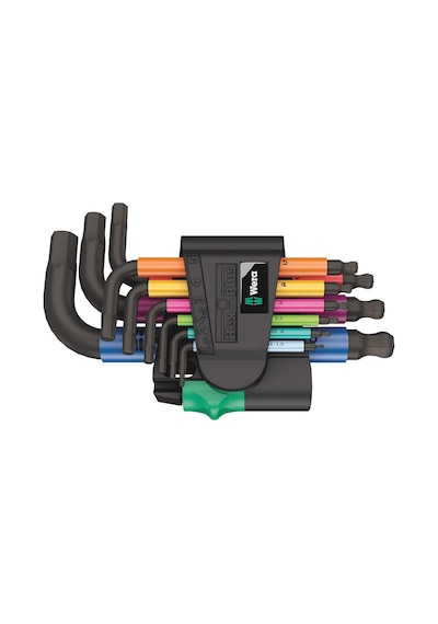 05133164001 950/9 Hex-plus Multicolour 2 L Anahtar Seti, Metrik, Blacklaser, 9 Parça