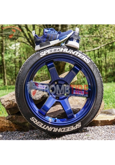 Speedhunter Lastik Yazısı Oto/motor Sticker Arma Yeni Model Kabartmalı Yazı 2.5 Cm Ürün
