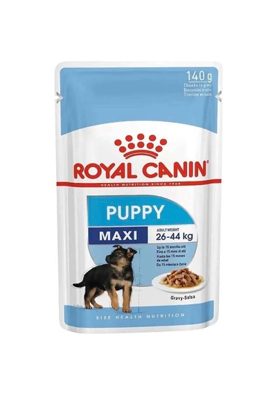 Royal Canin Maxi Puppy 140 Gr Büyük Irk Yavru Köpek Yaş Maması Pouch Soslu