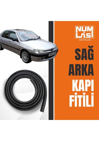 Peugeot 306 Sedan Sağ Arka Kapı Fitili-a Kalite-numlas-nm3583