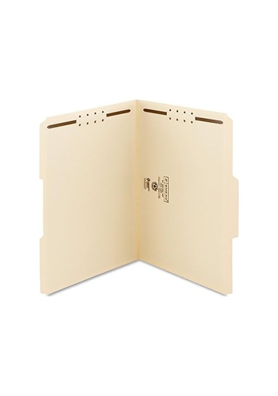 Smead Kilit Dosya Klasör, 2 Vida, Güçlendirilmiş 1/3-cut Tab, Letter Size, Manila, Paket Başı 12 11537