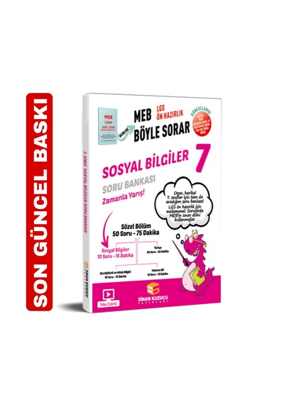2025-2026 7.sınıf Sosyal Bilgiler Soru Bankası Sinan Kuzucu