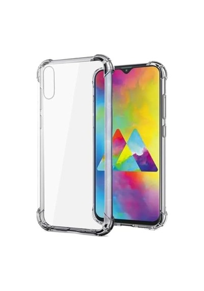 Galaxy A20s Şeffaf Airbag Antishock Köşe Korumalı Silikon Kılıf