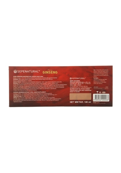 Sepe Natural Kore Ginseng Kök Ekstresi Likit 10 Ampul x 10 ml Panax - Ekstresi Sepe Natural Kore Ginseng Kök Ekstresi Likit 10 Ampul x 10 ml Panax - Ekstresi